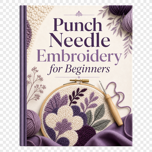 Punch Needle Embroidery for Beginners ebook cover