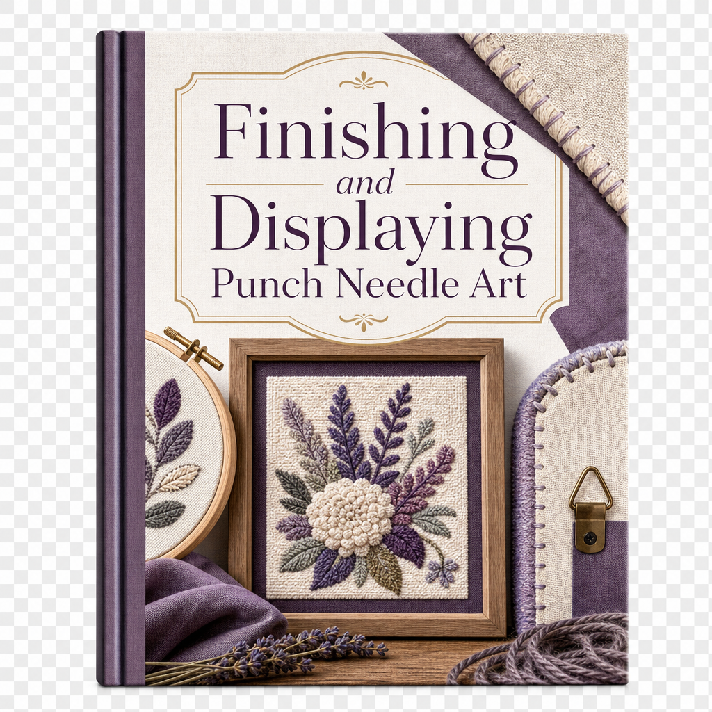 Finishing and Displaying Punch Needle Art ebook cover